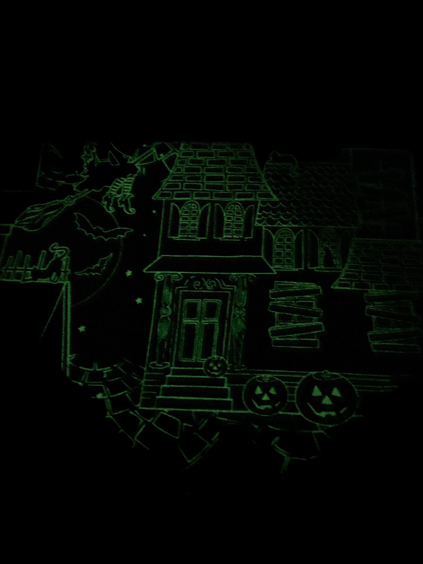 Haunted House (Glows in the Dark) Dog Bandana