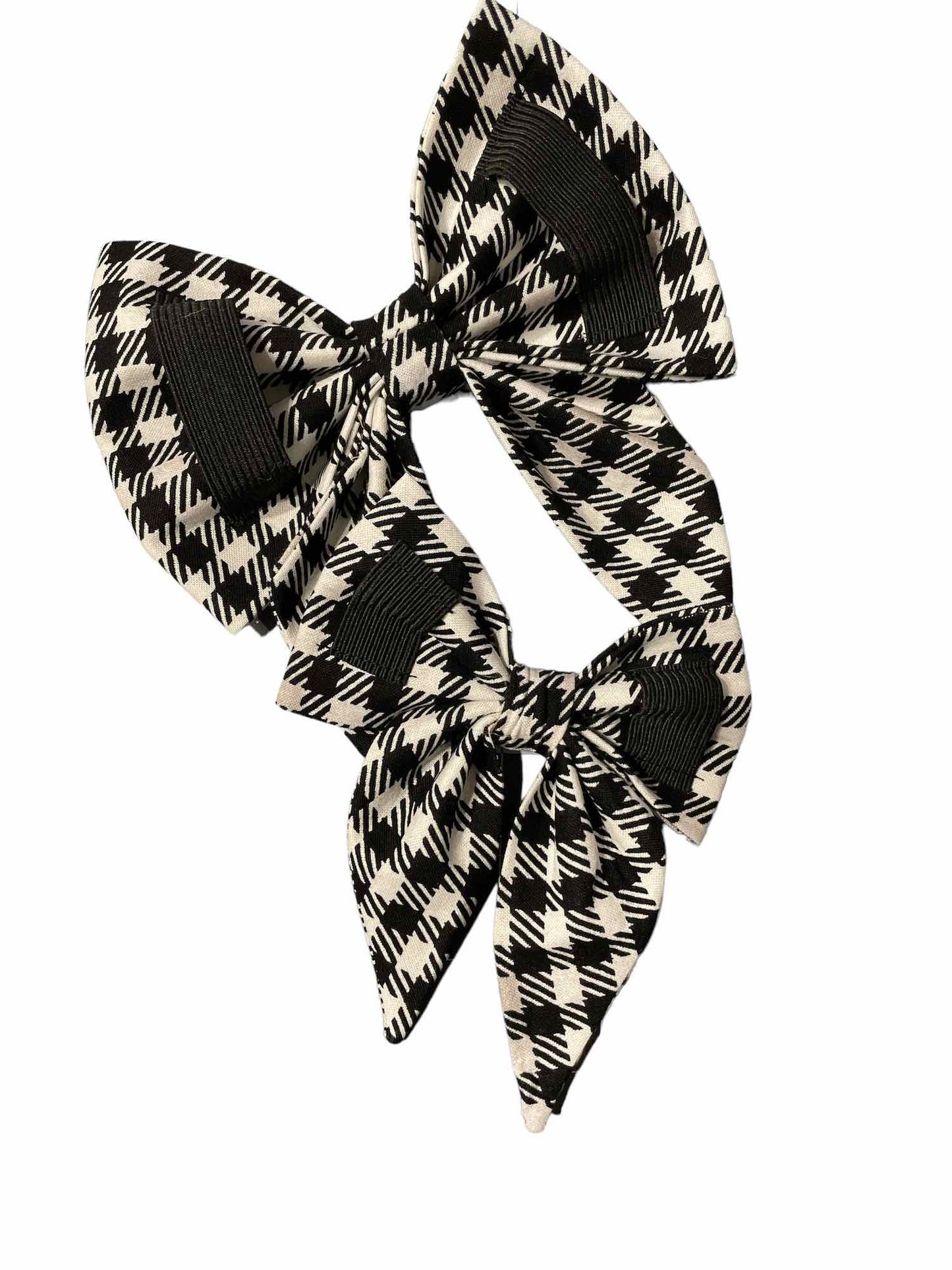 Houndstooth Dog Bow