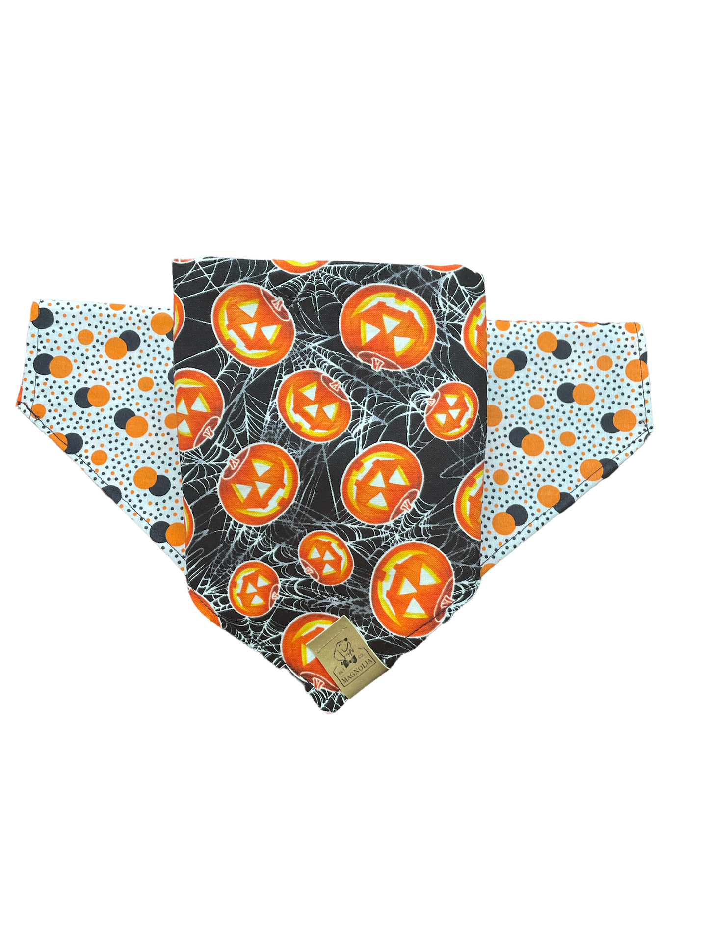 Jack O' Lantern (Glows in the Dark) Dog Bandana