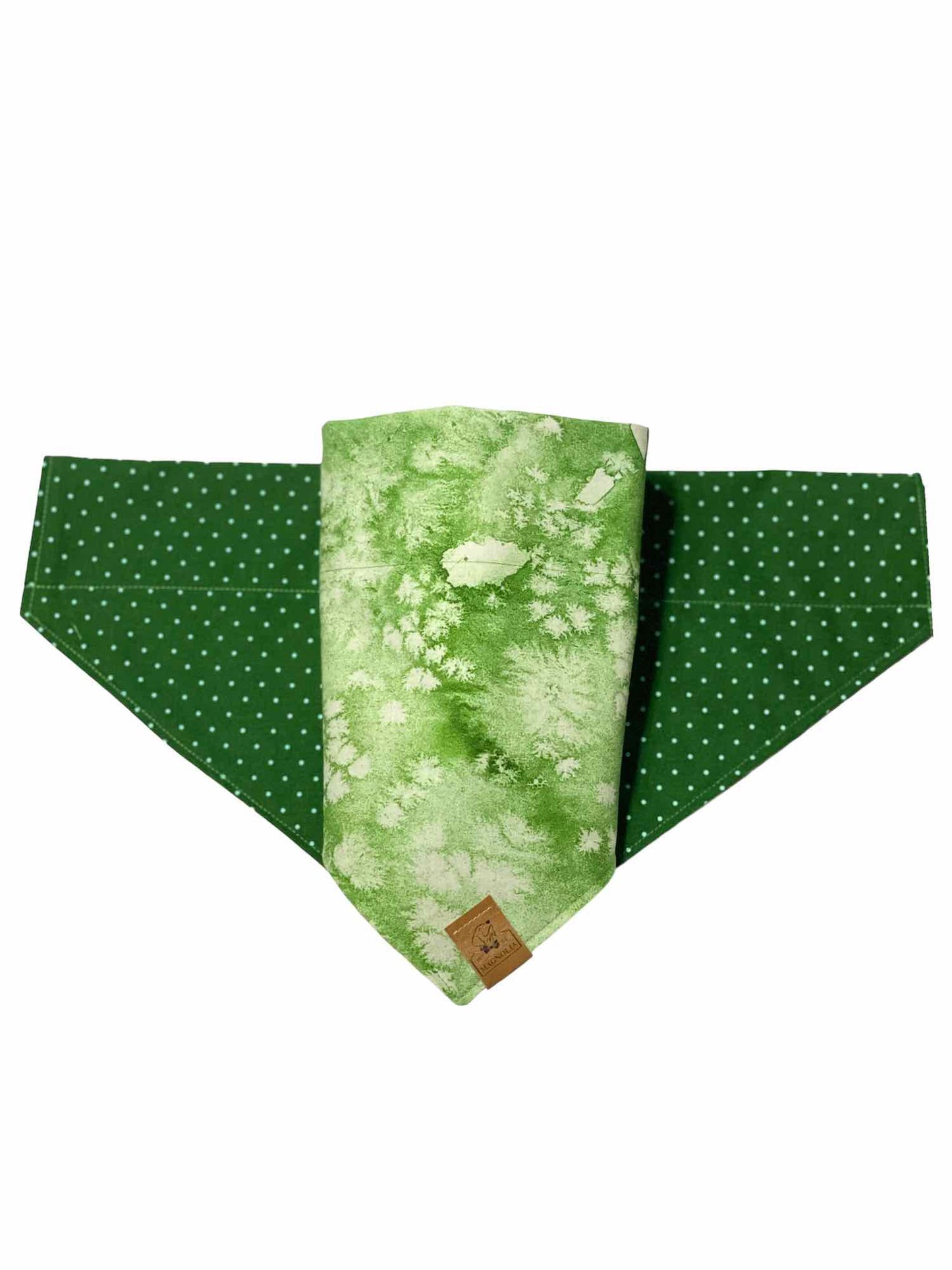 St. Patrick's Day March Leaf Print Dog Bandana