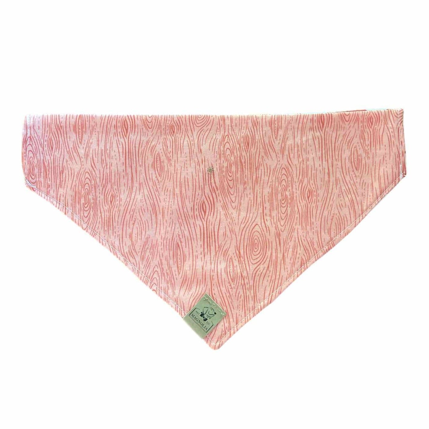 Fall Acorn and Wood Grain Dog Bandana