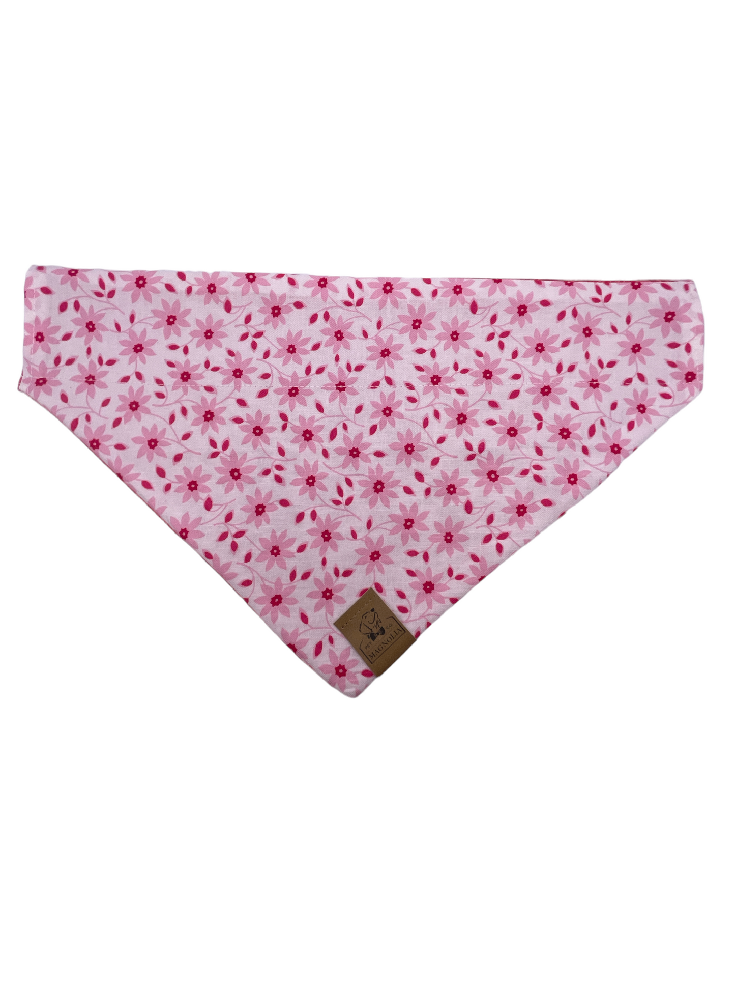 Pink Daisy Vine Dog Bandana