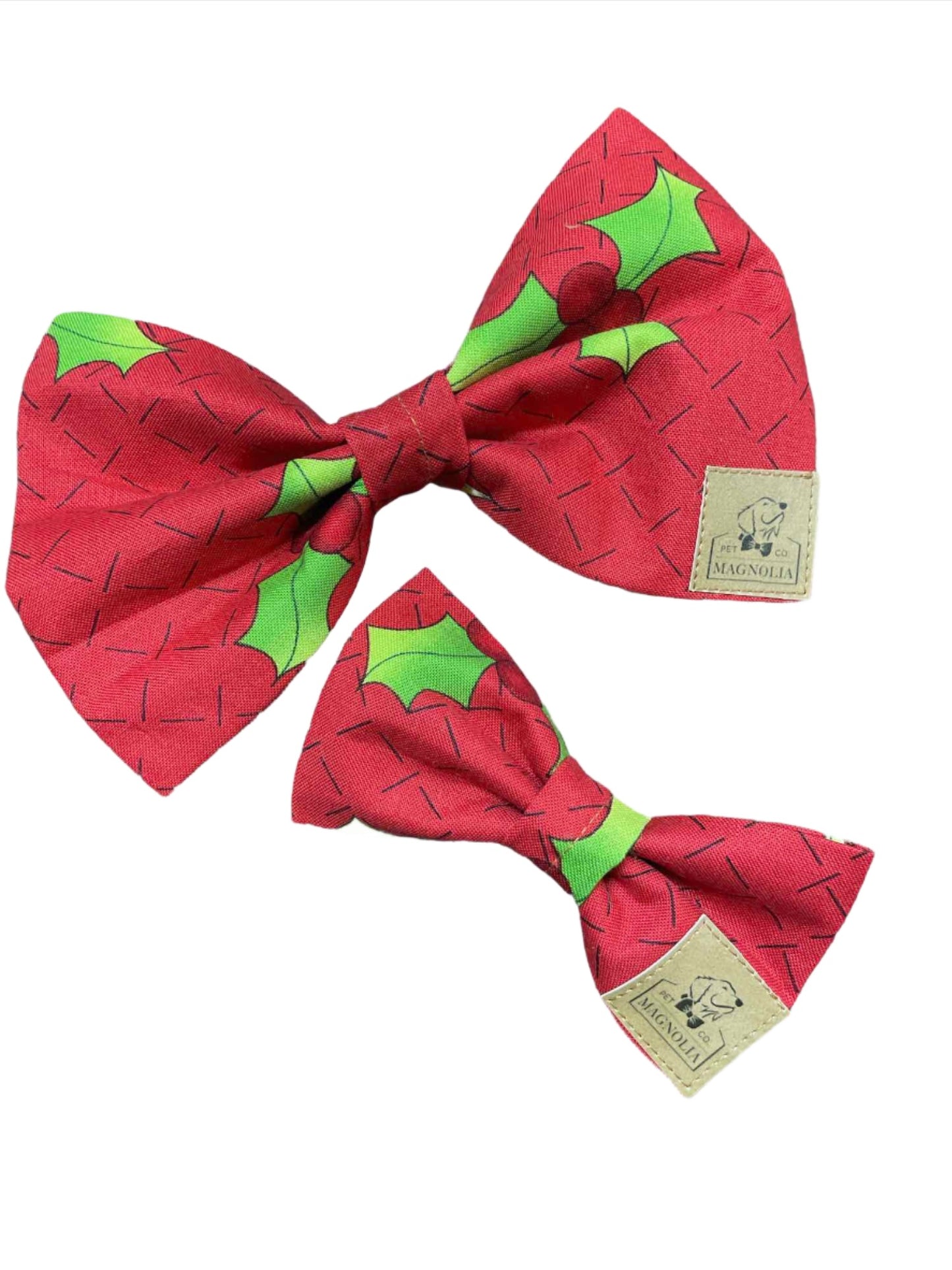 Christmas Holly Bow Tie
