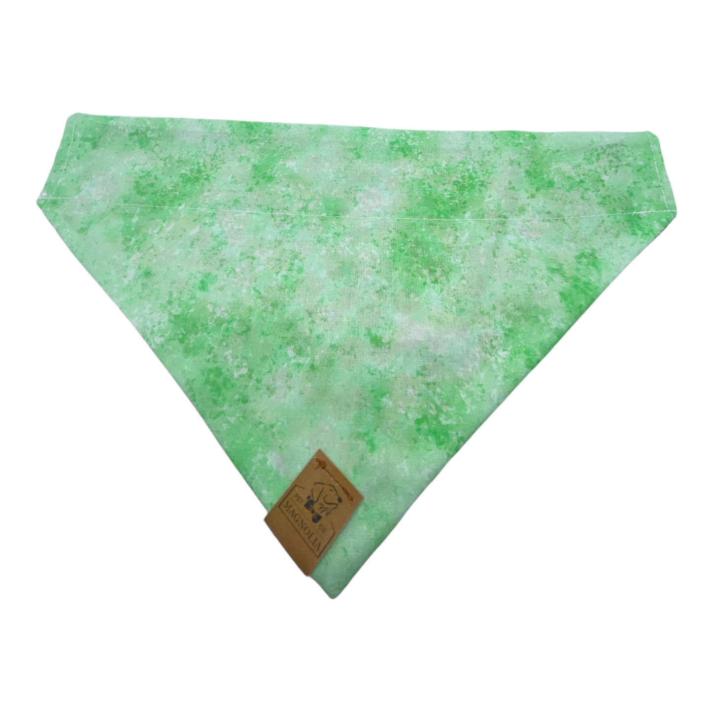 Spring Picnic and Green Grunge Dog Bandana