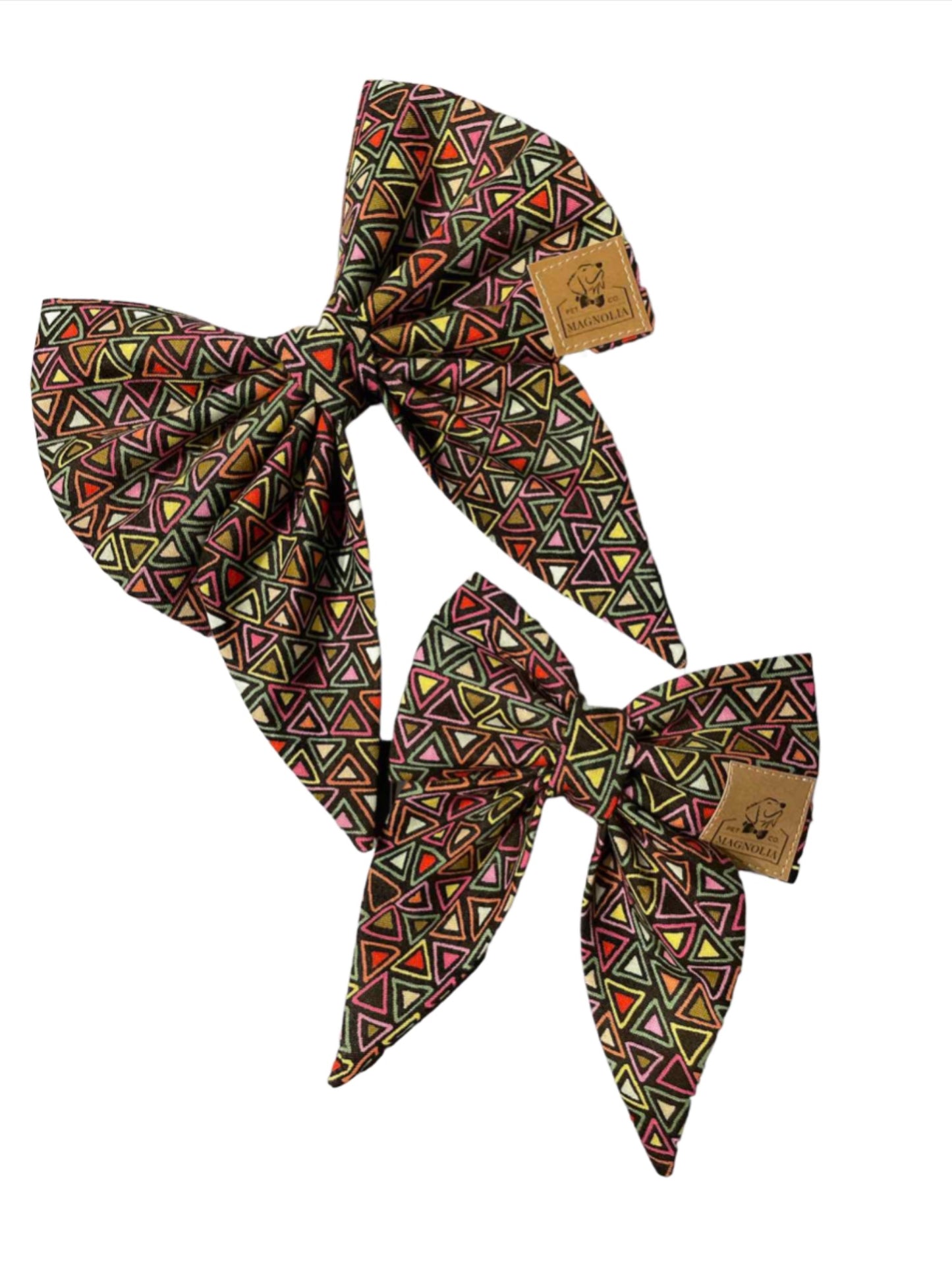 Triangle Maze Dog Bow