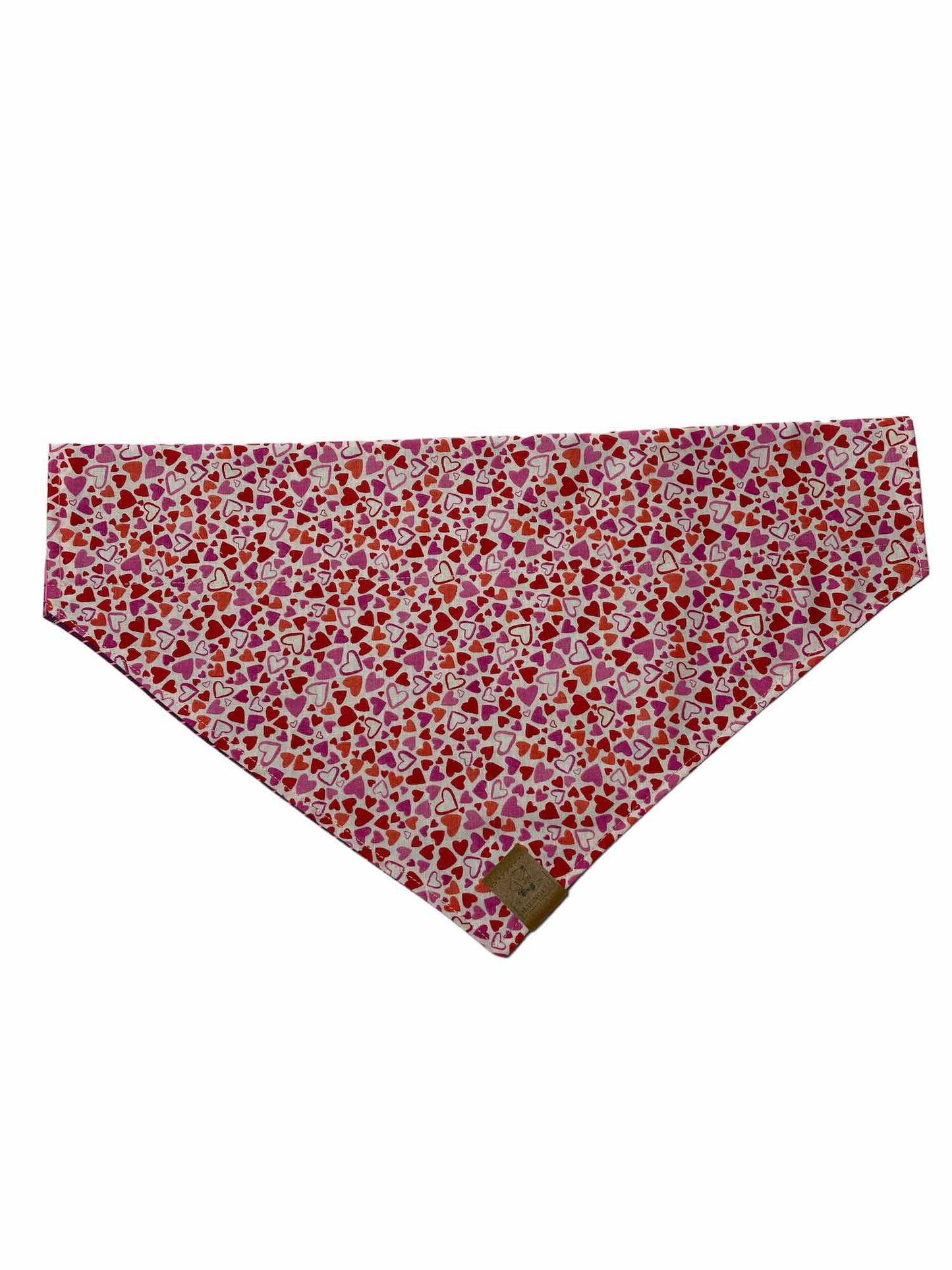 Valentine Scattered Heart Dog Bandana