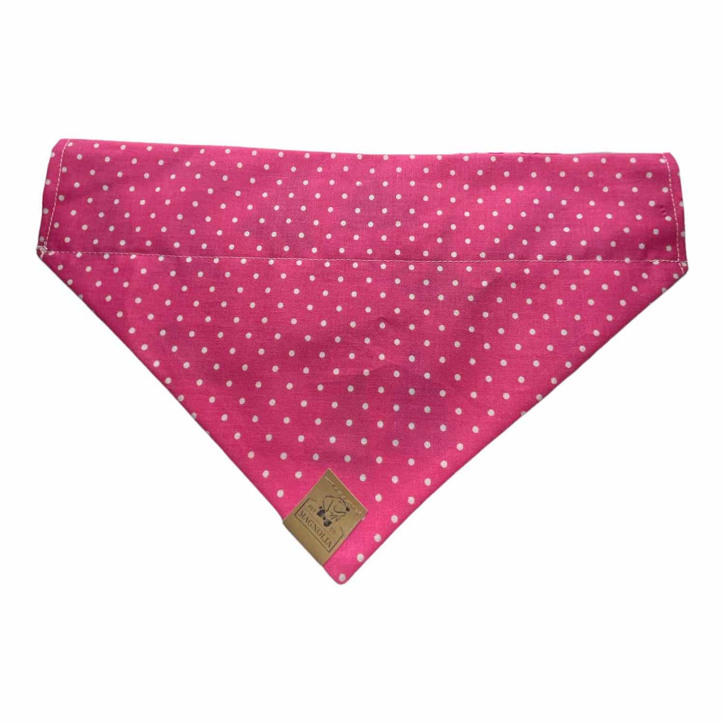 Whimsical Pink Bird Dog Bandana