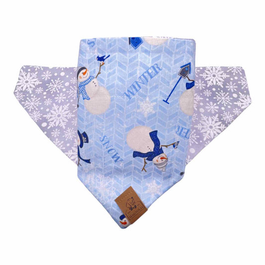 Winter Welcome Snowman Dog Bandana