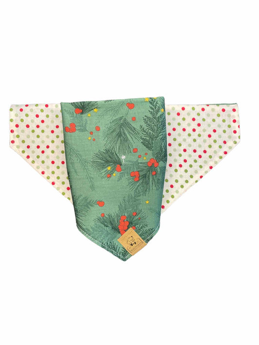 Winter Holly Dog Bandana